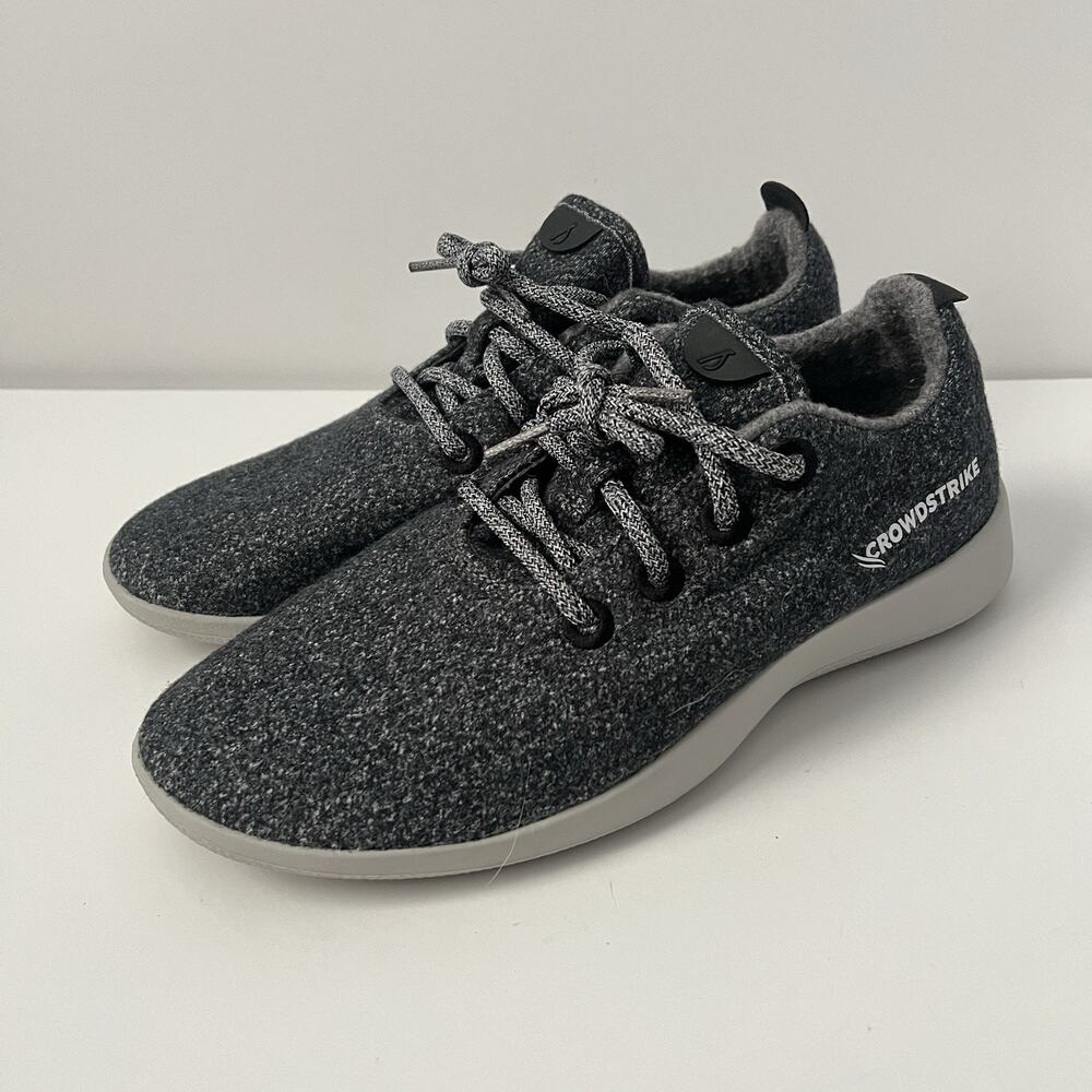 Allbirds Wool Runner WR X Crowdstrike Natural Grey Lace Shoes Sneakers Men 9